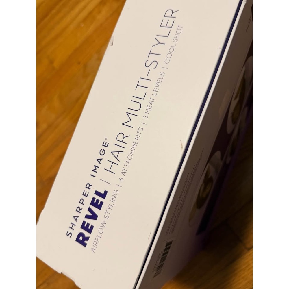 Sharper Image Revel Hair Multi-Styler Unisex OS Cream NEW 6-in-1 Airflow System